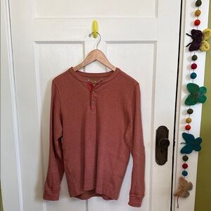 LL Bean Size S Button Down Popover Shirt